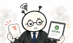 Featured image of post 注文が飛ばない。画面には「注文済み」。犯人はタブレットじゃなくて回線だった